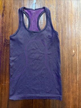 lululemon athletica Purple Striped Racerback Tank NEW WITHOUT TAGS